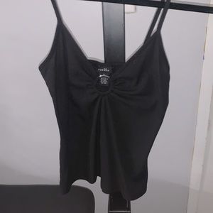 Black tank top